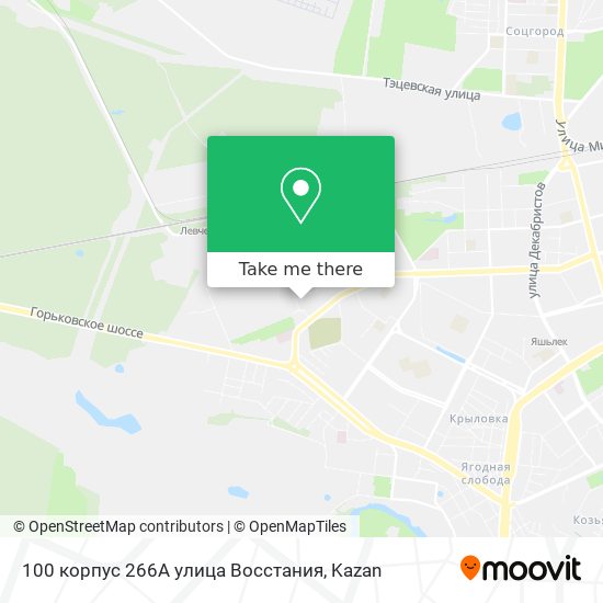 100 корпус 266А улица Восстания map