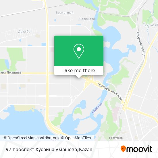 97 проспект Хусаина Ямашева map