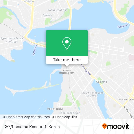 Ж/Д вокзал Казань-1 map