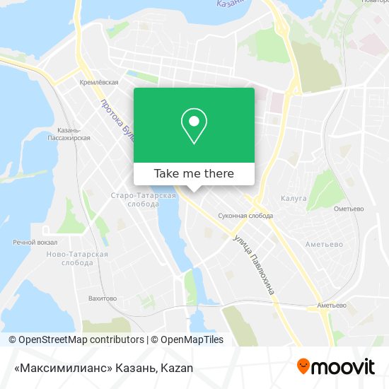 «Максимилианс» Казань map