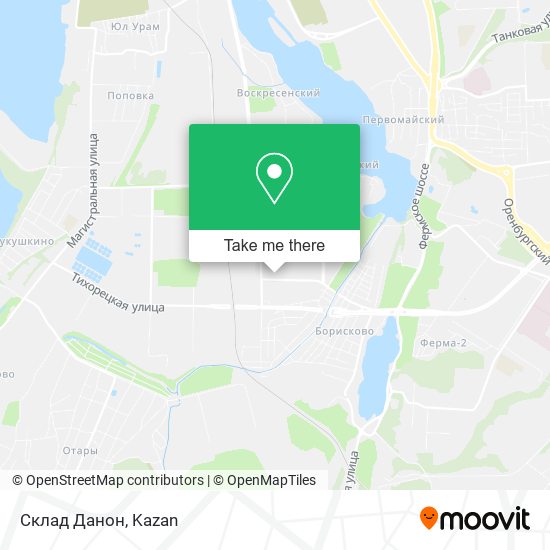 Склад Данон map