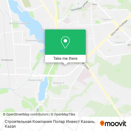 Строительная Компания Полар Инвест Казань map
