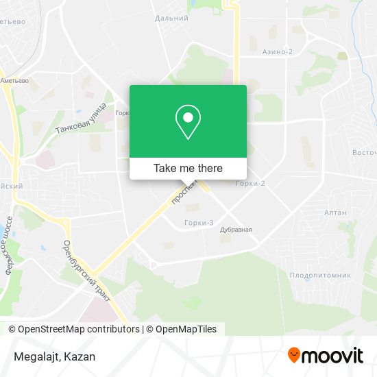 Megalajt map