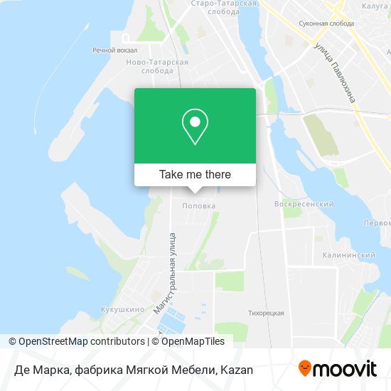Де Марка, фабрика Мягкой Мебели map
