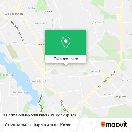 Строительная Фирма Альва map