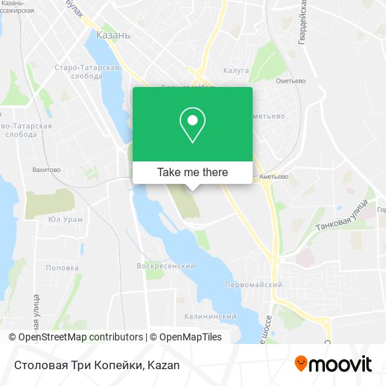 Столовая Три Копейки map