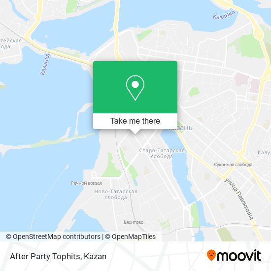 After Party Tophits map