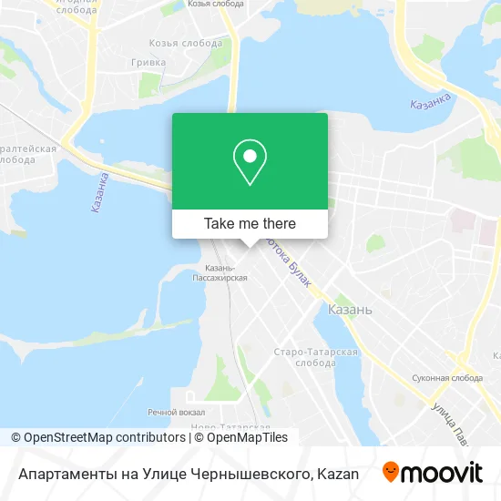 Апартаменты на Улице Чернышевского map