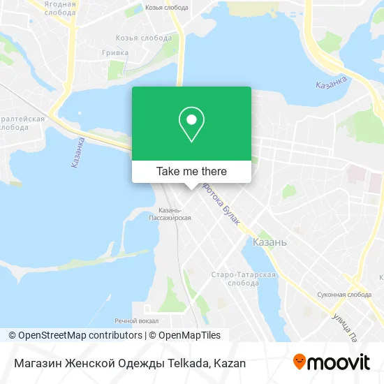 Магазин Женской Одежды Telkada map