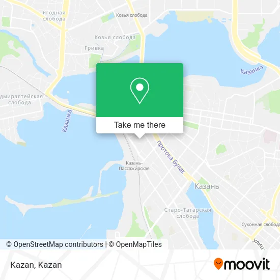 Kazan map