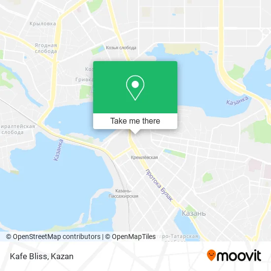 Kafe Bliss map