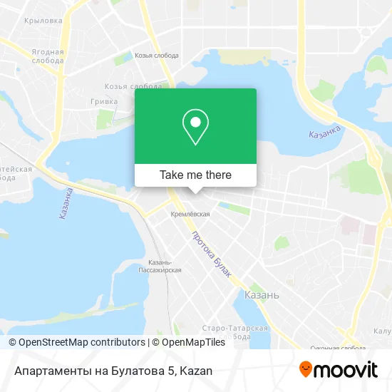 Апартаменты на Булатова 5 map