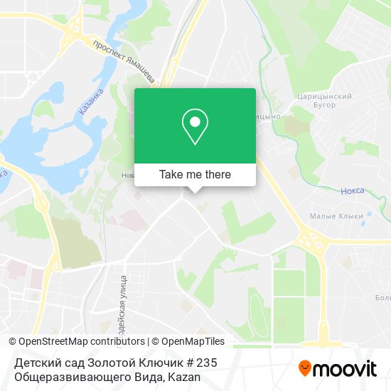 Детский сад Золотой Ключик # 235 Общеразвивающего Вида map