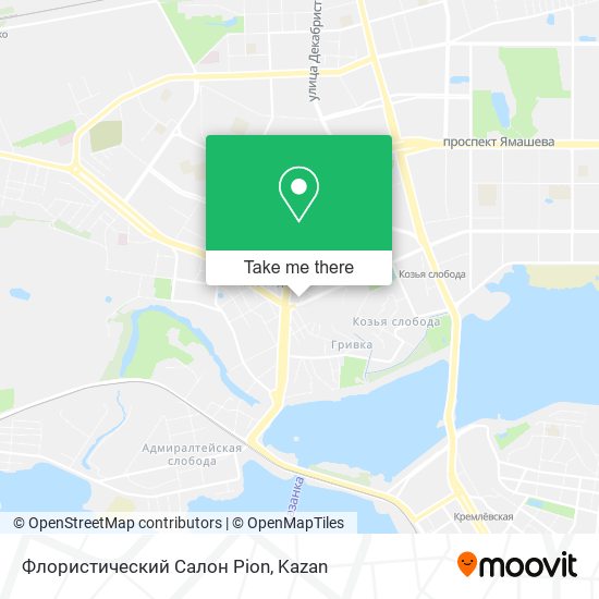 Флористический Салон Pion map