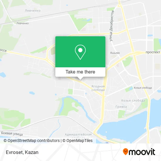 Evroset map