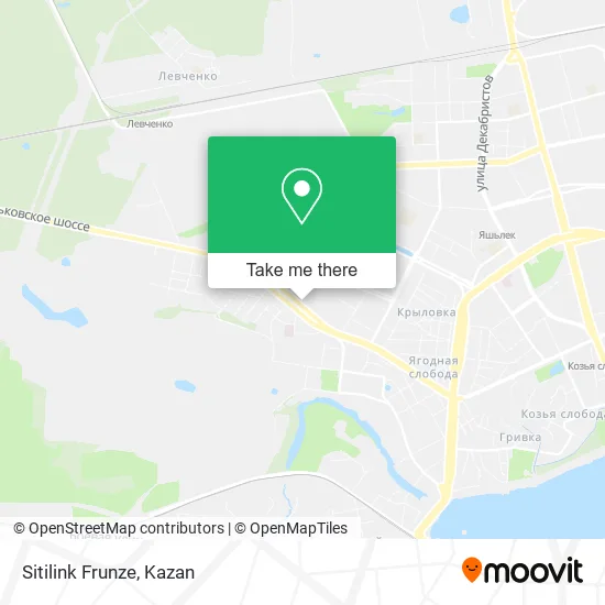 Sitilink Frunze map