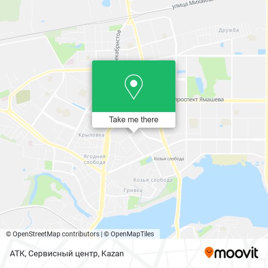 АТК, Сервисный центр map