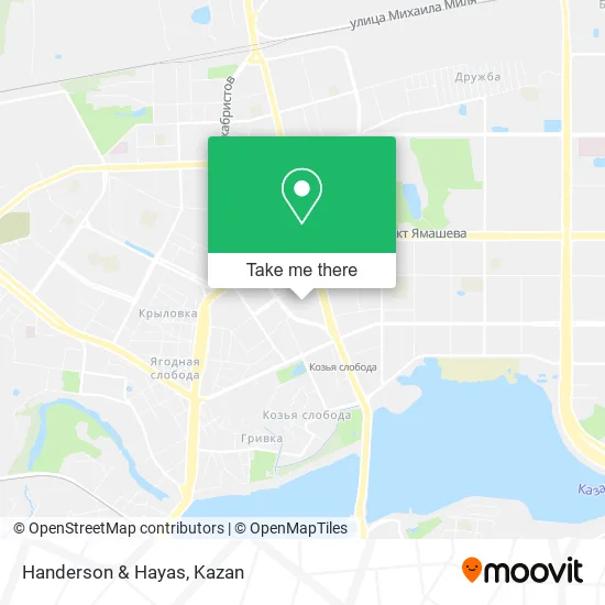 Handerson & Hayas map