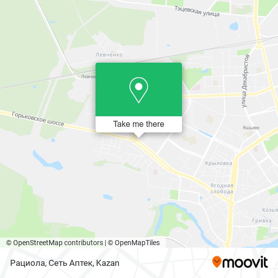 Рациола, Сеть Аптек map