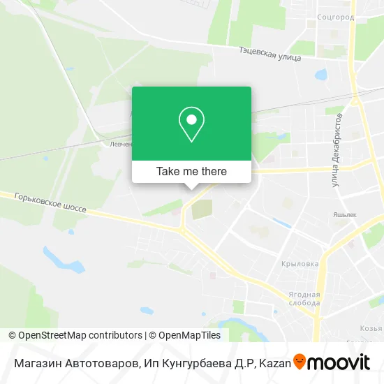 Магазин Автотоваров, Ип Кунгурбаева Д.Р map