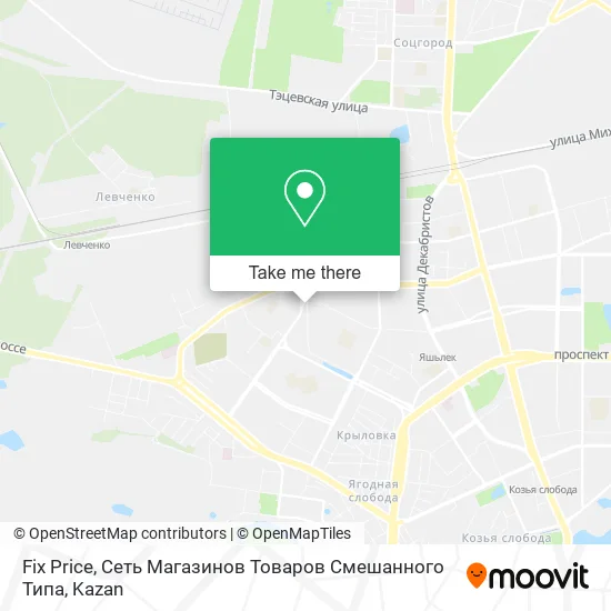 Fix Price, Сеть Магазинов Товаров Смешанного Типа map