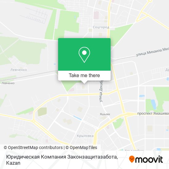 Юридическая Компания Законзащитазабота map