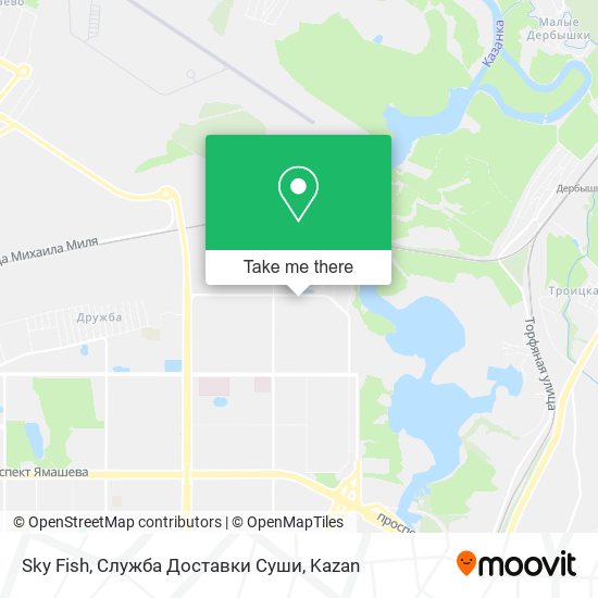 Sky Fish, Служба Доставки Суши map