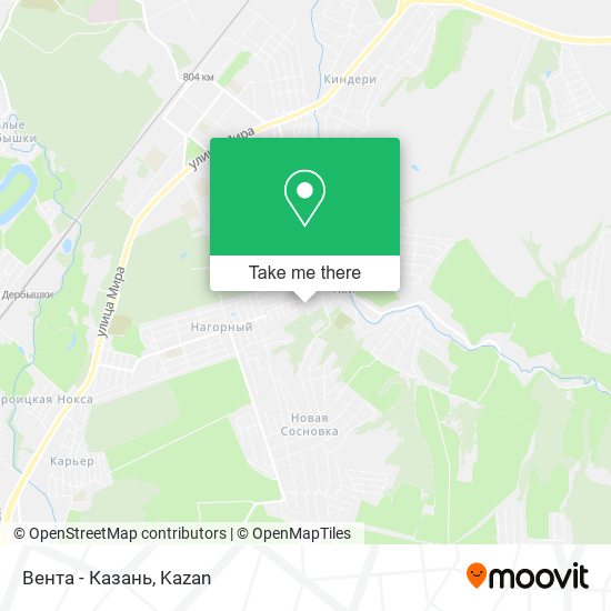 Вента - Казань map