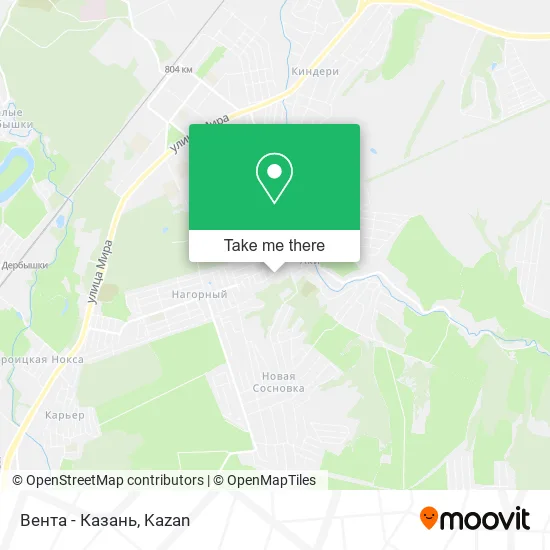 Вента - Казань map