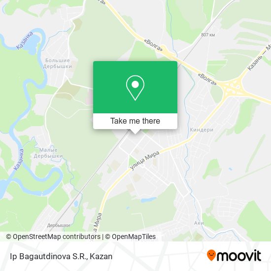 Ip Bagautdinova S.R. map