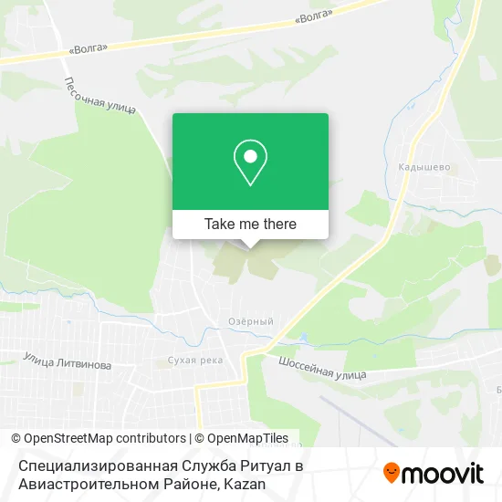 Специализированная Служба Ритуал в Авиастроительном Районе map
