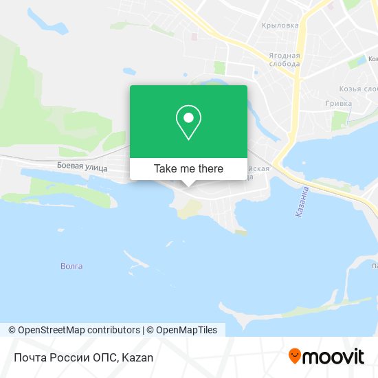 Почта России ОПС map