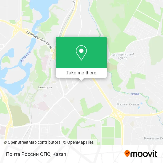 Почта России ОПС map