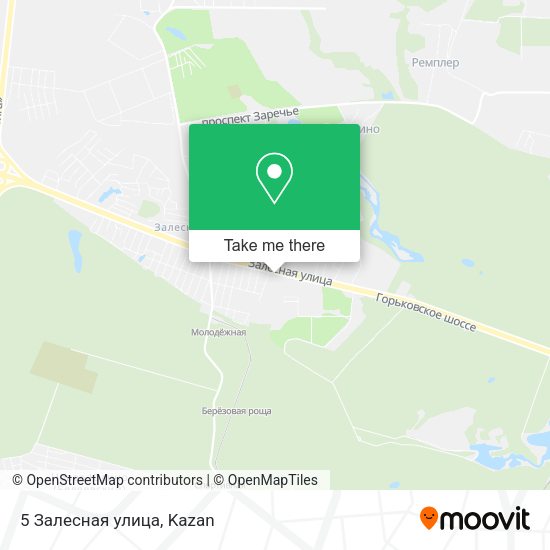 5 Залесная улица map