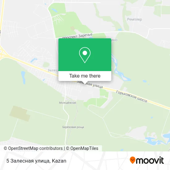 5 Залесная улица map