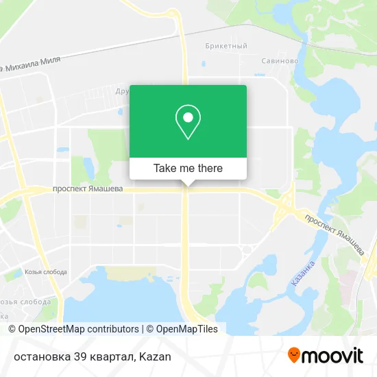 остановка 39 квартал map