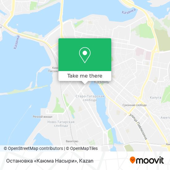 Остановка «Каюма Насыри» map