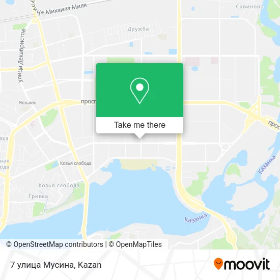 7 улица Мусина map