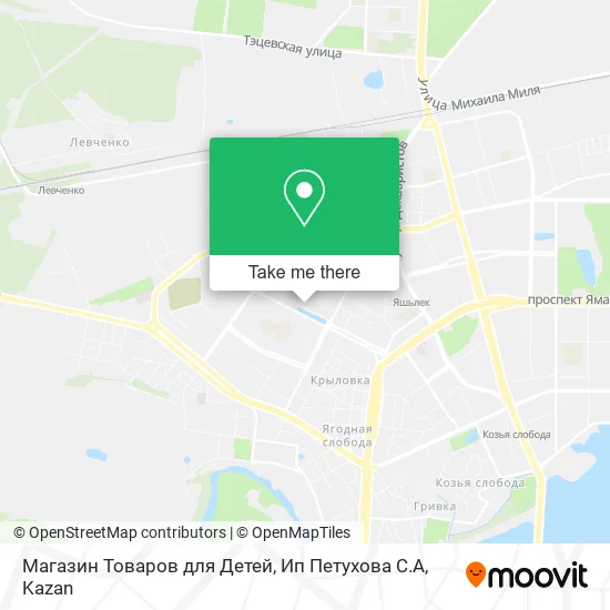 Магазин Товаров для Детей, Ип Петухова С.А map