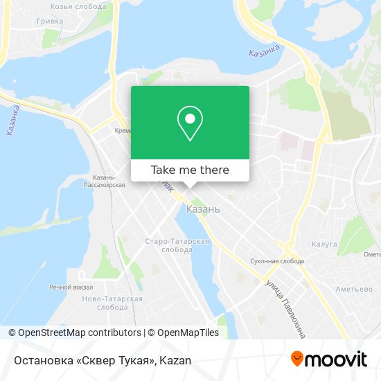 Остановка «Сквер Тукая» map