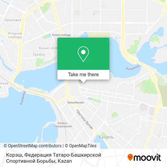 Корэш, Федерация Татаро-Башкирской Спортивной Борьбы map