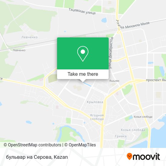бульвар на Серова map