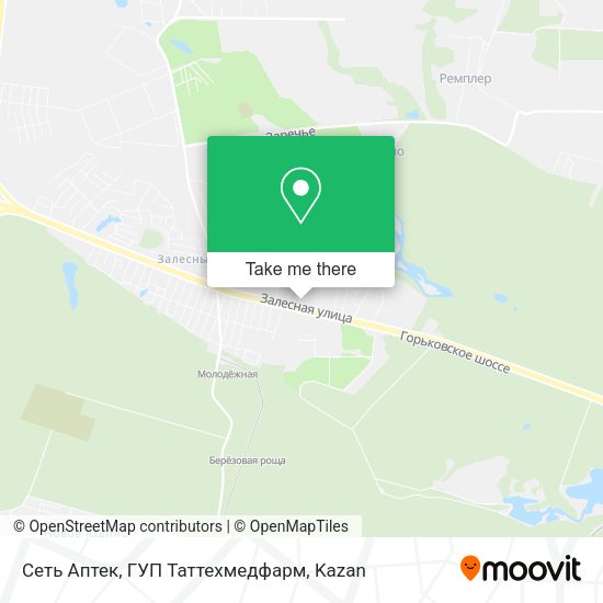 Сеть Аптек, ГУП Таттехмедфарм map