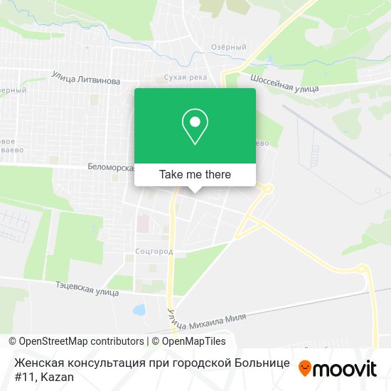 Женская консультация при городской Больнице #11 map