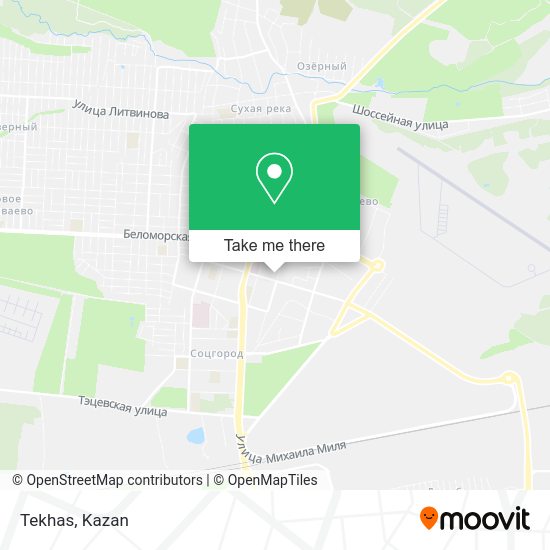 Tekhas map