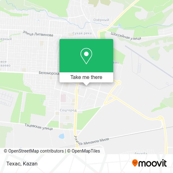 Техас map