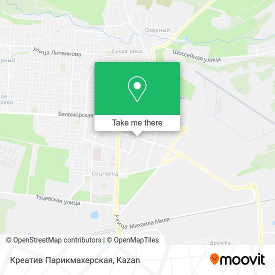 Креатив Парикмахерская map
