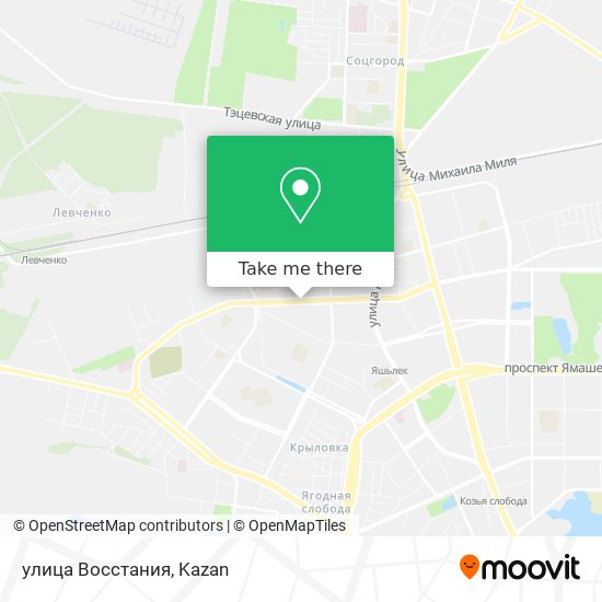 улица Восстания map