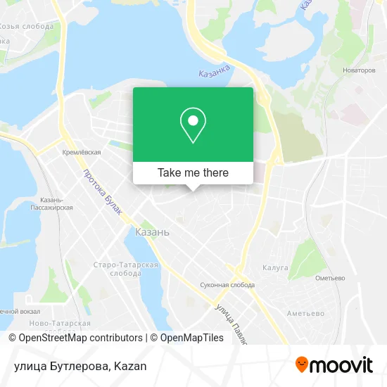 улица Бутлерова map