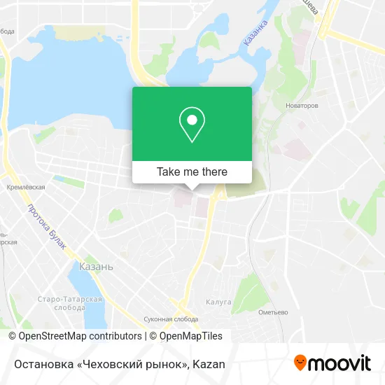 Остановка «Чеховский рынок» map